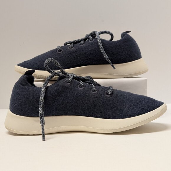 Allbirds Wool Runners in Tuke Midnight (Cream Sole) - Picture 7 of 16